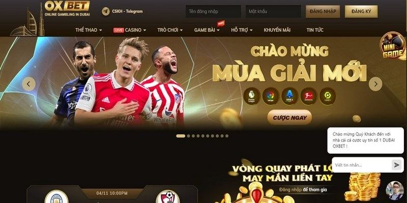 Nhà Cái Oxbet Cá Cược Chất Lượng, An Toàn Nhất 2024 4 Game cá cược đa dạng tại oxbet