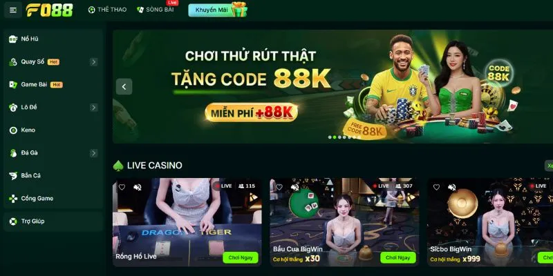 FO88 - Nhà Cái Giải Trí Cá Cược Đáng Tin Cậy Nhất Hiện Nay 2 Trải nghiệm giải trí đỉnh cao tại FO88
