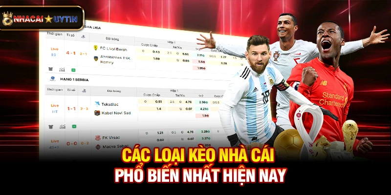 Tỷ Lệ Kèo Nhà Cái 2 Các loại kèo nhà cái phổ biến nhất hiện nay