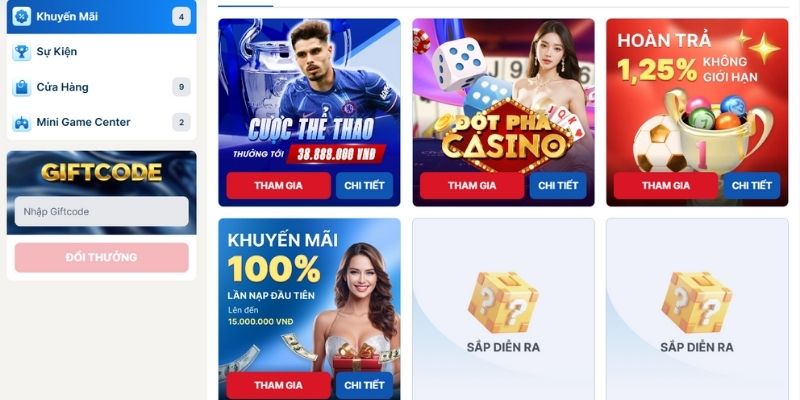 Giftcode Nhà Cái 2025 - Tổng Hợp Mã Tặng Thưởng Mới Nhất 3 Danh sách mã giftcode nhà cái 2025 hiện đang áp dụng