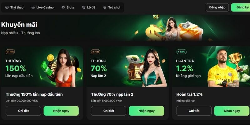 Top 10 khuyến mãi nhà cái 2025 được tổng hợp